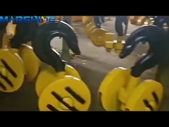 Crochets à double face Bloc de ficelle anti-statique Portable en acier élévateur électrique Bloc de poulie de levage